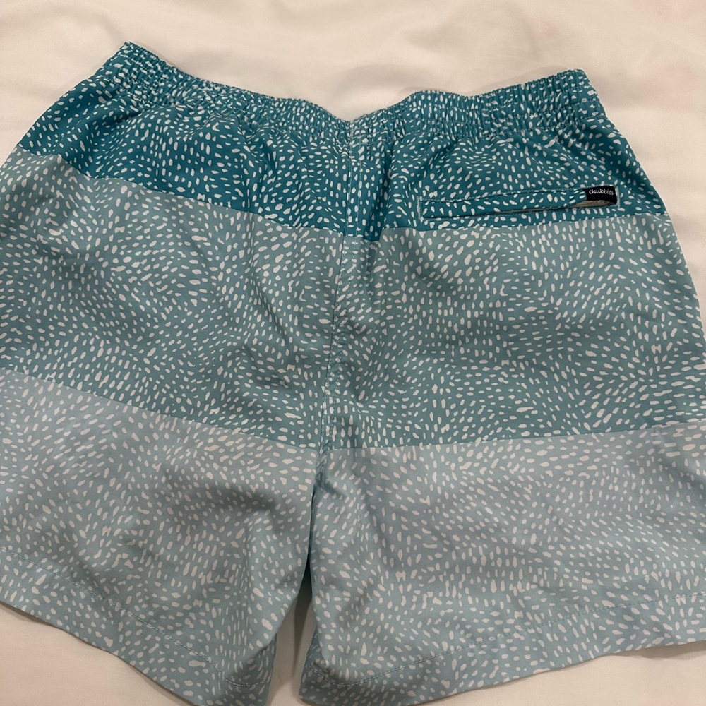 Chubbies swim shorts. Size large 5.5 inch inseam with liner.